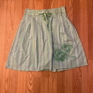 Old Navy Blue Stripes Skirt Size 0